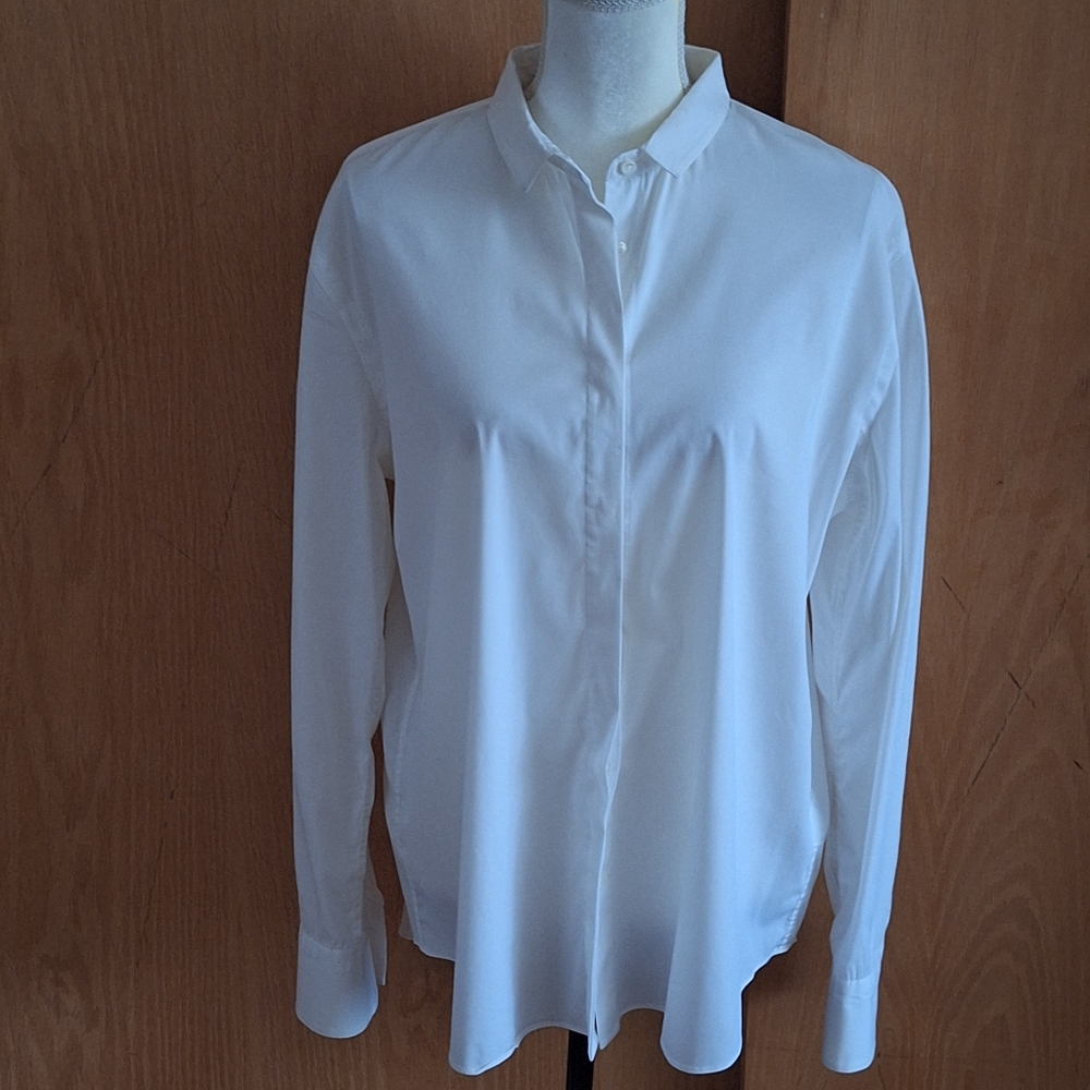 BRUNELLO CUCINELLI Women Buttoned  Down Long Sleeve Top Size Large/X Large